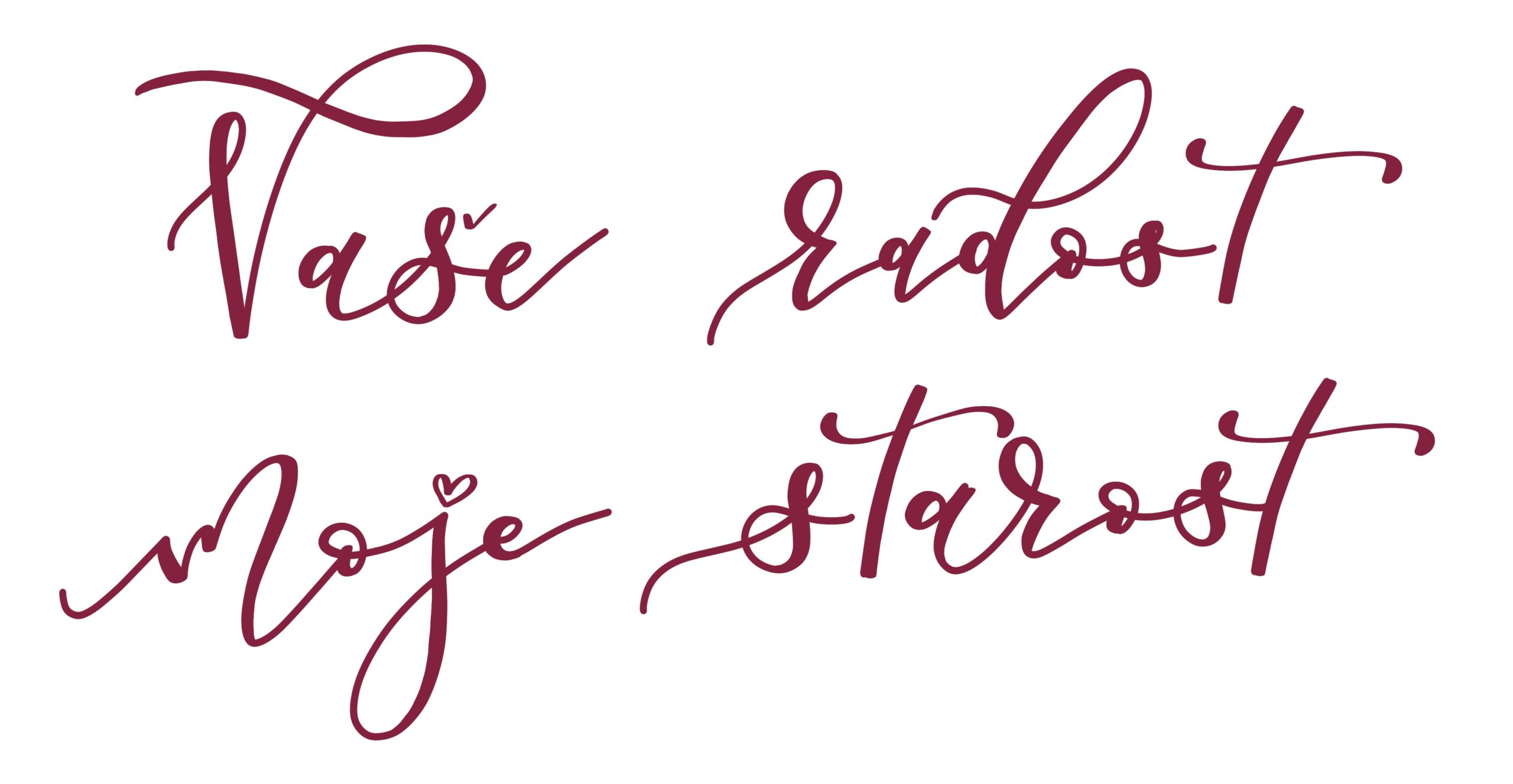 motto vaše radiost moje straost